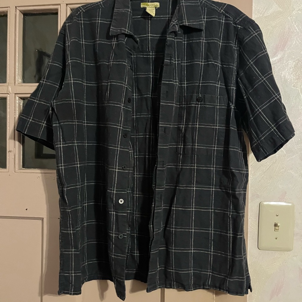 Islander Black Checkered Shirt